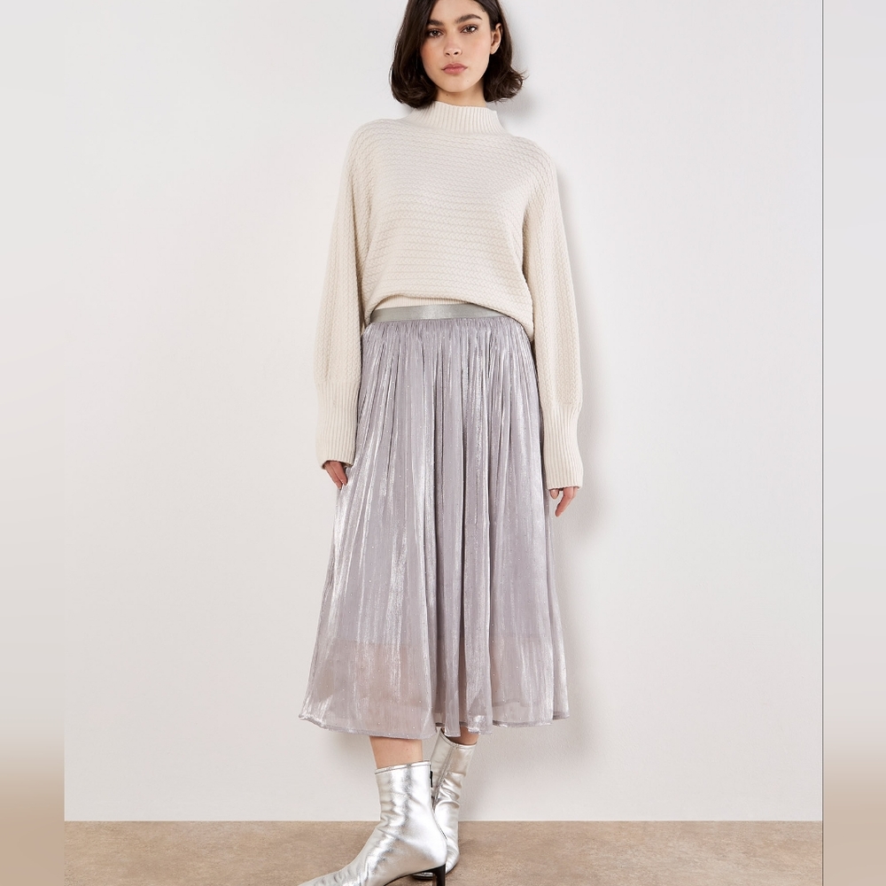 Silver Shine Ballet Skirt